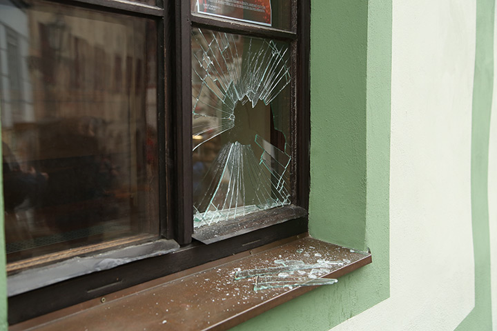 A2B Glass are able to board up broken windows while they are being repaired in Nantwich.